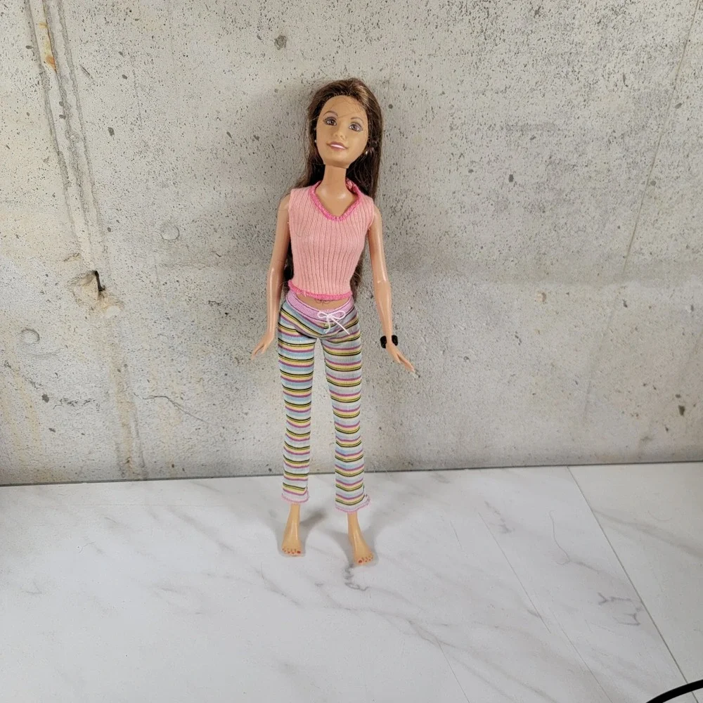 Nude Barbie Brunette Hazel Eyes 2003 Summer Face Doll For OOAK‎